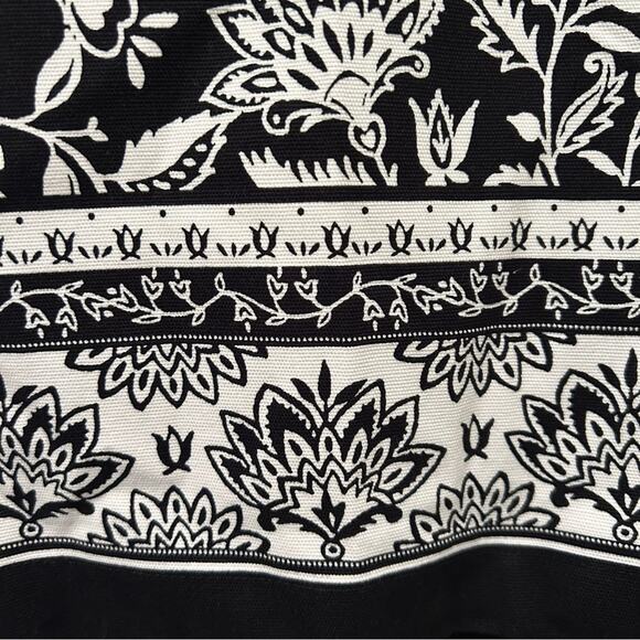 Talbots Dreamy Floral Stretch Cotton Canvas Skirt 16P NWT - Picture 7 of 10